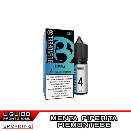 SIMPLY 10ml Liquido Pronto Nicotina BLENDFEEL Menta Piperita