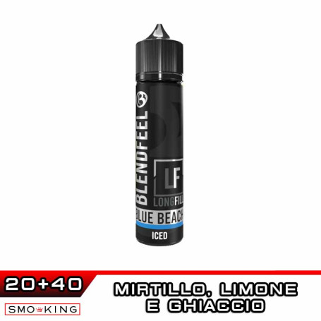 BLUE BEACH Longfill Aroma Shot 20ml BLENDFEEL Mirtillo Limone Ice
