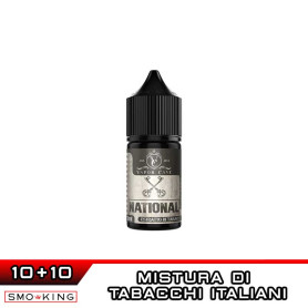 NATIONAL Estratto di Tabacco Mini Shot 10+10ml VAPOR CAVE Mistura Tabacchi Italiani