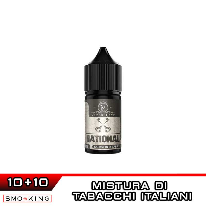 nation vapor and tobacco NATIONAL Vapor Cave Mini Shot 10+10ml – Organic Tobacco Extract