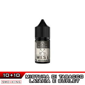 WEST Estratto di Tabacco Mini Shot 10+10ml VAPOR CAVE Tabacco Latakia Tabacco Burley