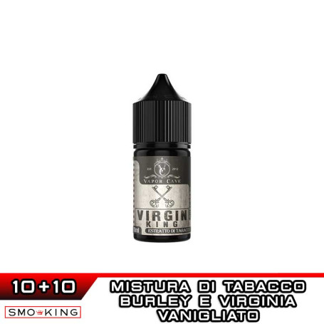 VIRGIN KING Estratto di Tabacco Mini Shot 10+10ml VAPOR CAVE