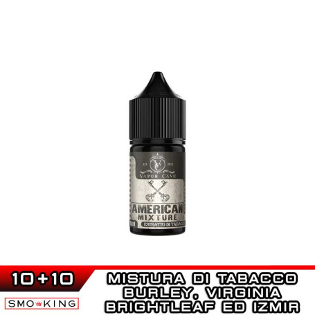 AMERICAN MIXTURE Estratto di Tabacco Mini Shot 10+10ml VAPOR CAVE