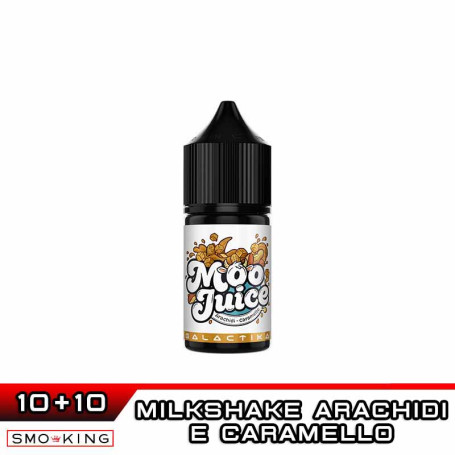 MOO JUICE ARACHIDI E CARAMELLO Mini Shot 10+10 ml Galactika