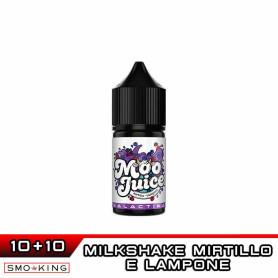 MOO JUICE MIRTILLO E LAMPONE Mini Shot 10+10 ml Galactika