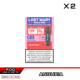 WATERMELON Lost Mary TOCA POD PRO Usa e Getta Elfbar 2 Pezzi Anguria