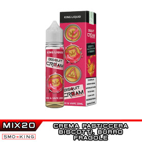BISQUIT CREAM STRAWBERRY Mix&Vape 20 ml King Liquid