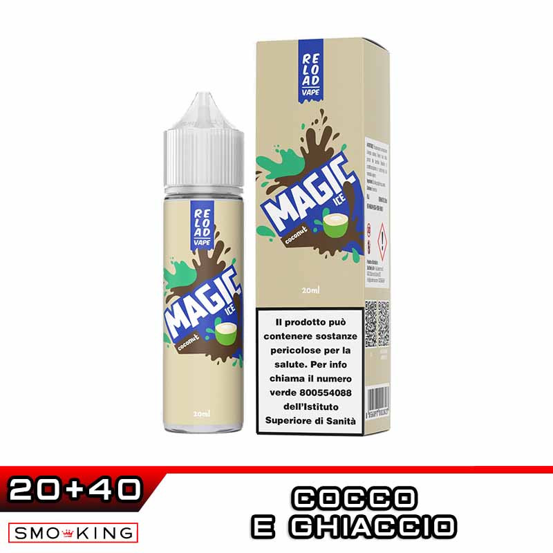 COCONUT Aroma Shot 20+40ml MAGIC ICE - Reload Vape