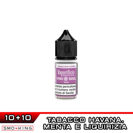 HAVANA MINT LICORICE Mind Soul Mini Shot 10+10ml VAPORIFICIO