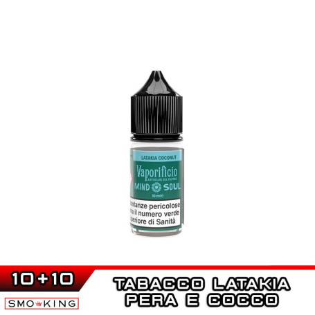 LATAKIA COCONUT Mind Soul Mini Shot 10+10ml VAPORIFICIO Tabacco Latakia Pera Cocco