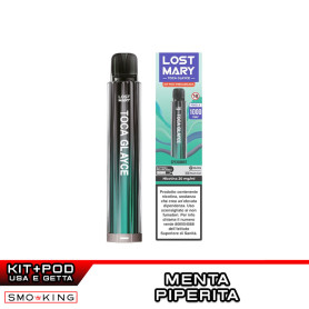 Lost Mary GLAYCE Rechargeable Battery Kit 500mAh LIGHT BLUE + Pod SPEARMINT Elfbar