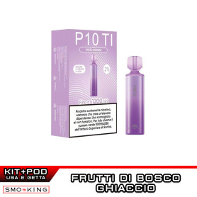 PURA P10 Kit Batteria Ricaricabile 600mAh + POD Mixed Berries PURA