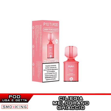 CHERRY POMEGRANATE Pura P10 Disposable Pod PURA 1 Piece