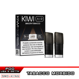 SMOOTH TOBACCO Prefilled Pod KIWI AIR 2 Pieces