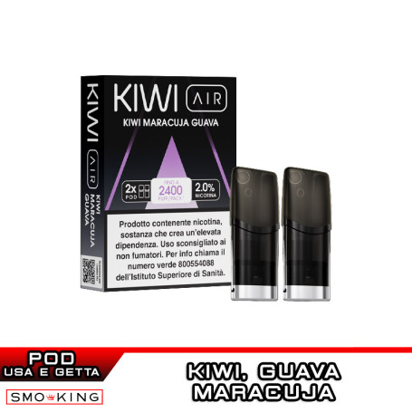 KIWI MARACUJA GUAVA Prefilled Pod KIWI AIR 2 Pieces