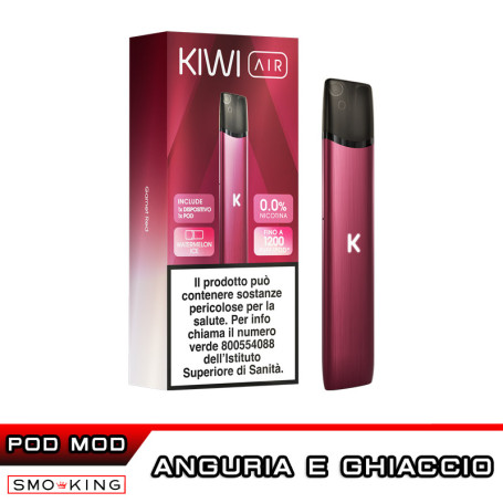 KIWI AIR Kit Completo GARNET RED Pod WATERMELON ICE Kiwi Vapor