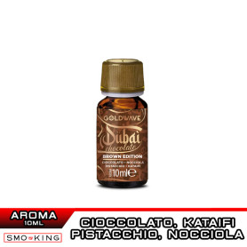 BROWN EDITION Dubai Chocolate Aroma Concentrato 10ml Goldwave Cioccolato Nocciola Pistacchio Kataifi