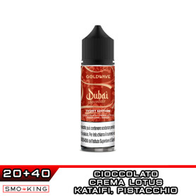 IVORY EDITION Dubai Chocolate Aroma Shot 20ml GOLDWAVE Cioccolato Crema Lotus Pistacchio Kataifi