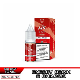 BULL TIGER LIK BAR Liquido Pronto 10ml Sali Nicotina SUPREM-E Energy Drink Ice