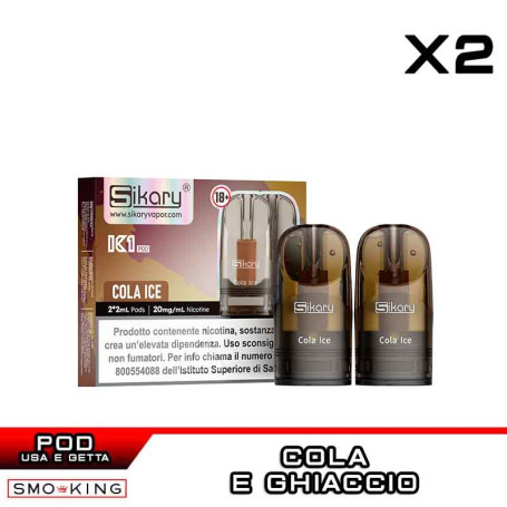 COLA ICE SIKARY K1 Disposable Pod 2ml - 2 Pieces