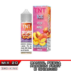TROPIC Fruity ICE Mix&Vape 20 ml TNT Vape Mango Pesca Frutto della Passione Ice