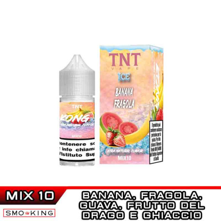 KONG Fruity ICE Mix&Vape 10+10 TNT Vape Banana Fragola Guava Frutto del Drago Ice