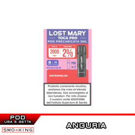 WATERMELON Lost Mary TOCA POD PRO Usa e Getta Elfbar 2 Pezzi