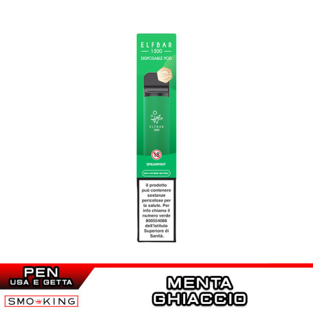 Elfbar EB1500 SPEARMINT Disposable Vape