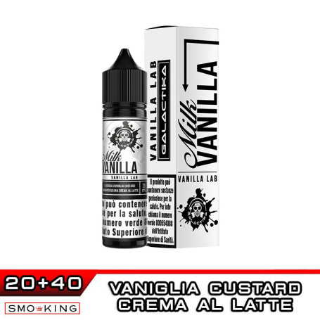 Vanilla Lab MILK VANILLA Aroma Shot 20 ml GALACTIKA Crema Latte Vaniglia Custard