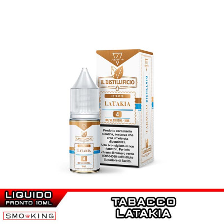 LATAKIA IL DISTILLIFICIO Liquido Pronto Nicotina 10ml SUPREM-E Tabacco Latakia Cipriota