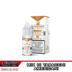 AMERICAN BLEND IL DISTILLIFICIO Liquido Pronto Nicotina 10ml SUPREM-E Mix Tabacchi Chiari e Scuri