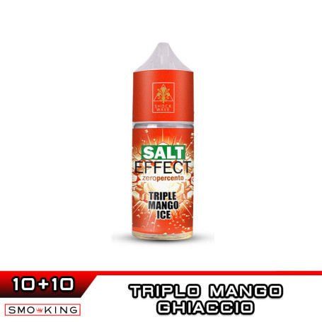 TRIPLE MANGO ICE Salt Effect Mini Shot 10+10 ml Shock Wave by ADG Mango Ice