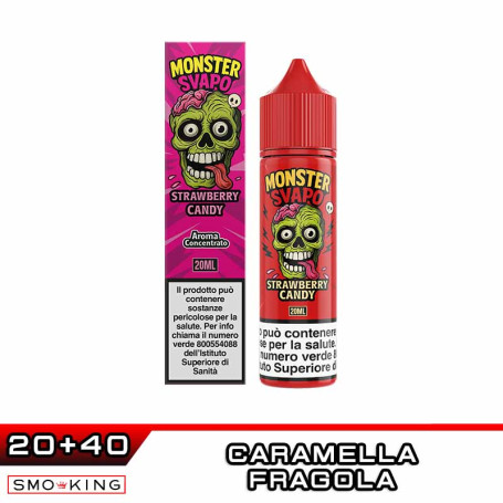 STRAWBERRY CANDY eLiquid Shot 20ml MONSTER SVAPO