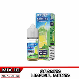 Granitika MENTA LIMONE Mix&Vape 10+10 ml KING LIQUID Granita Limone Menta Ice