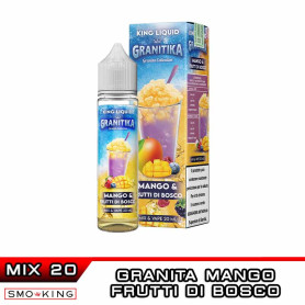 Granitika MANGO FRUTTI DI BOSCO Mix&Vape 20 ml KING LIQUID Granita Mango Frutti di Bosco Ice
