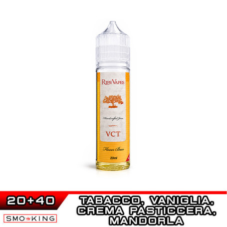 VCT Aroma Shot 20 ml Ripe Vapes Tabacco Vaniglia Crema Vaniglia Custard