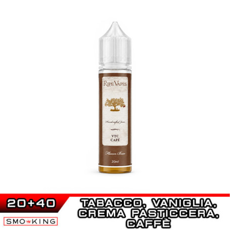 VCT CAFÉ Aroma Shot 20 ml Ripe Vapes Tabacco Vaniglia Custard Caffè