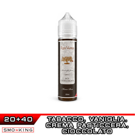 VCT CHOCOLATE Aroma Shot 20 ml Ripe Vapes Tabacco Cioccolato Vaniglia Custard