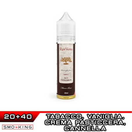 VCT CINNAMON Aroma Shot 20 ml Ripe Vapes Tabacco Vaniglia Custard Cannella