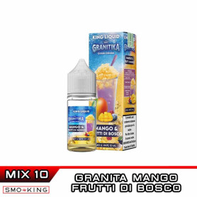 Granitika MANGO & FRUTTI DI BOSCO Mix&Vape 10+10 ml KING LIQUID Granita Mango Frutti di Bosco Ice