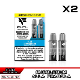 BLUE STRAWBERRY Fuyl 1200 Disposable Pod DINNER LADY 2 Pieces