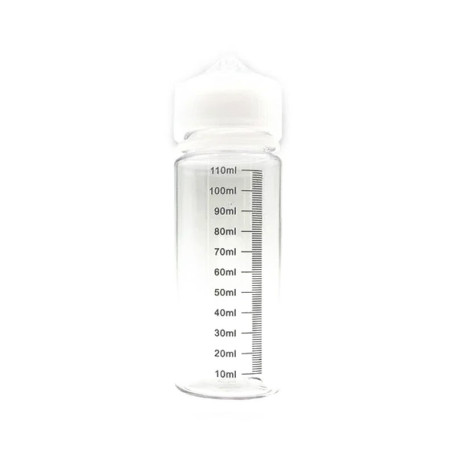 Transparent Graduated Bottle 120 ml