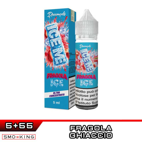 Ice Me FRAGOLA ICE Shot 5ml in 60ml DREAMODS Fragola Ghiaccio