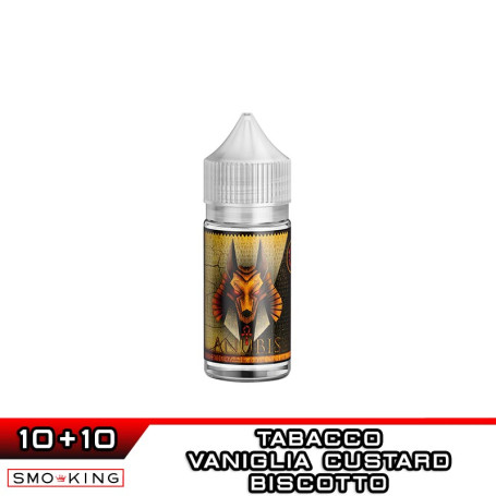 ANUBIS Mini Shot 10+10 ml LS PROJECT Tabacco Biscotto Vaniglia Custard