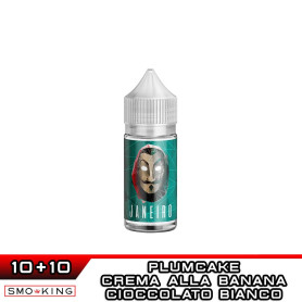 JANEIRO Mini Shot 10+10 ml LS PROJECT Plumcake Cioccolato Bianco Crema Banana
