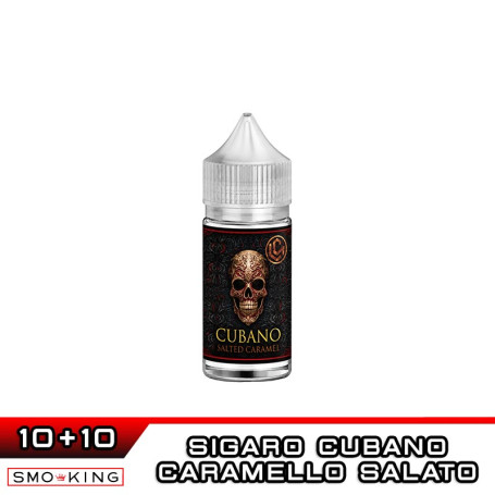 CUBANO SALTED CARAMEL Mini Shot 10+10 ml LS PROJECT Vaniglia Sigaro Cubano Caramello Salato
