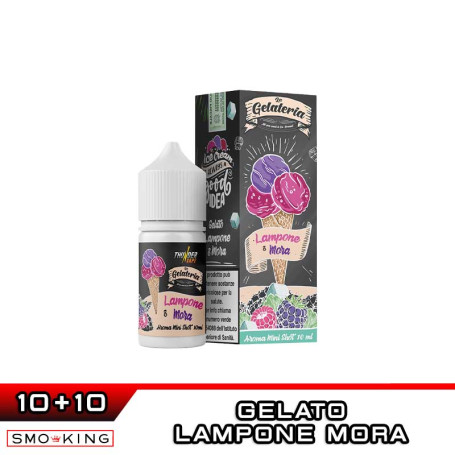 LAMPONE E MORA Mini Shot 10+10 ml La Gelateria Thunder Vape Lampone Mora