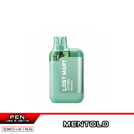 MENTHOL Lost Mary TP1000 Disposable Cigarette Elfbar - 1000 Puff