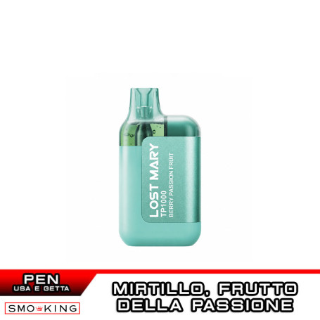 BERRY PASSION FRUIT Lost Mary TP1000 Sigaretta Usa e Getta Elfbar - 1000 Puff
