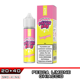 PEACH & LEMON Vapor Bar Aroma Shot 20ml RELOAD VAPE Limone Pesca Ice